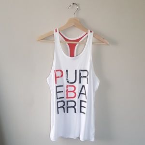 NWOT! Pure Bare White & Red Tank - Small